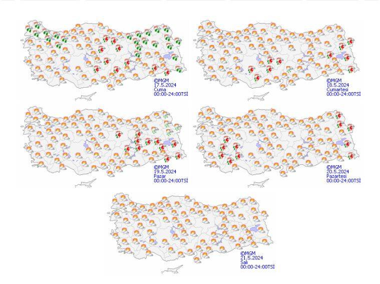 Meteoroloji saat verdi sağanak yağış kuvvetli geliyor! 4 il için uyarı geldi - Resim: 16
